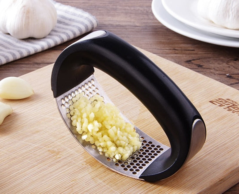 Stainless Steel Garlic Press Metal