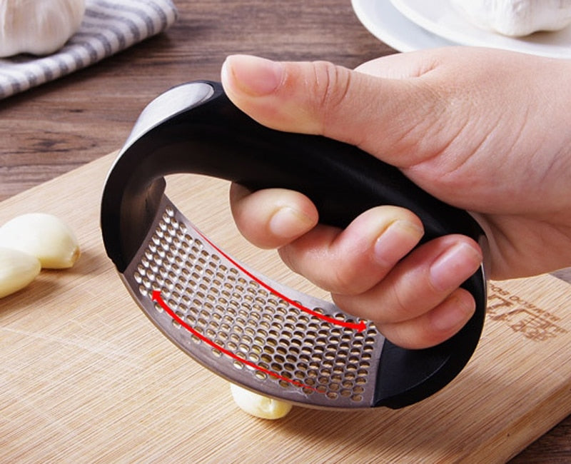 Stainless Steel Garlic Press Metal
