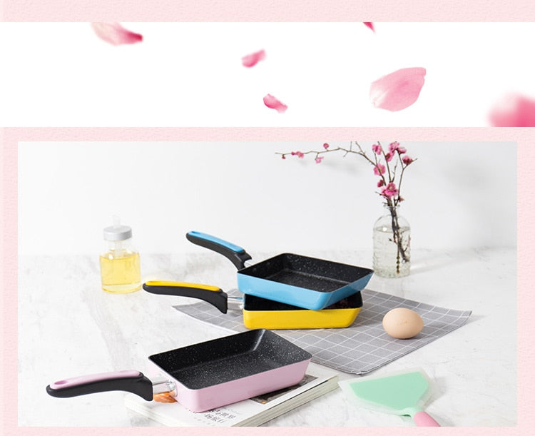 Rectangle Stainless Steel Nonstick Frying Pan