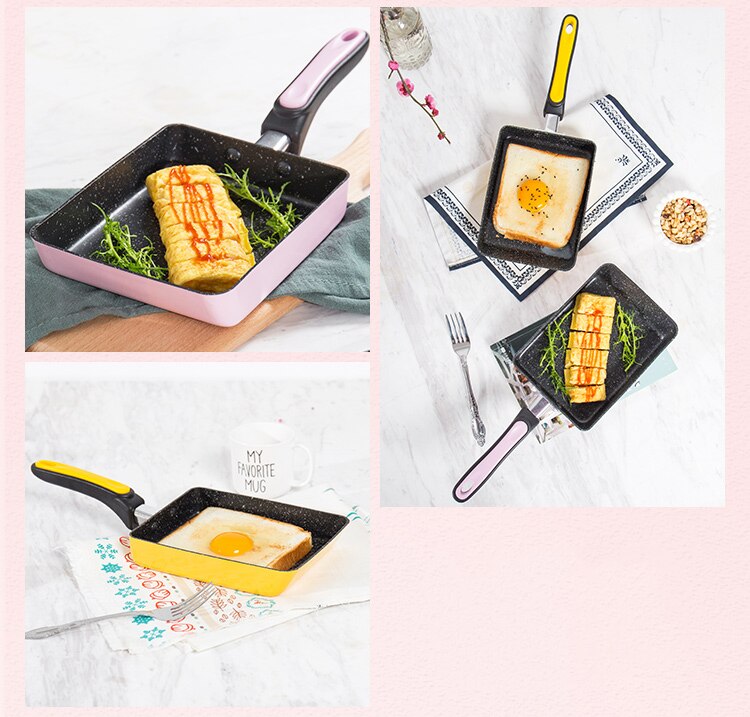 Rectangle Stainless Steel Nonstick Frying Pan