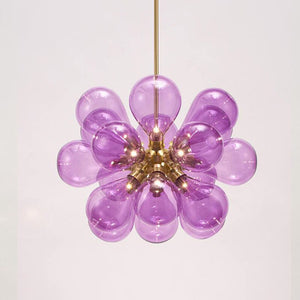 18 Glass Balls Bubbles Parlor Led Pendant Light