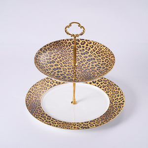 Noble Leopard Porcelain Coffee set