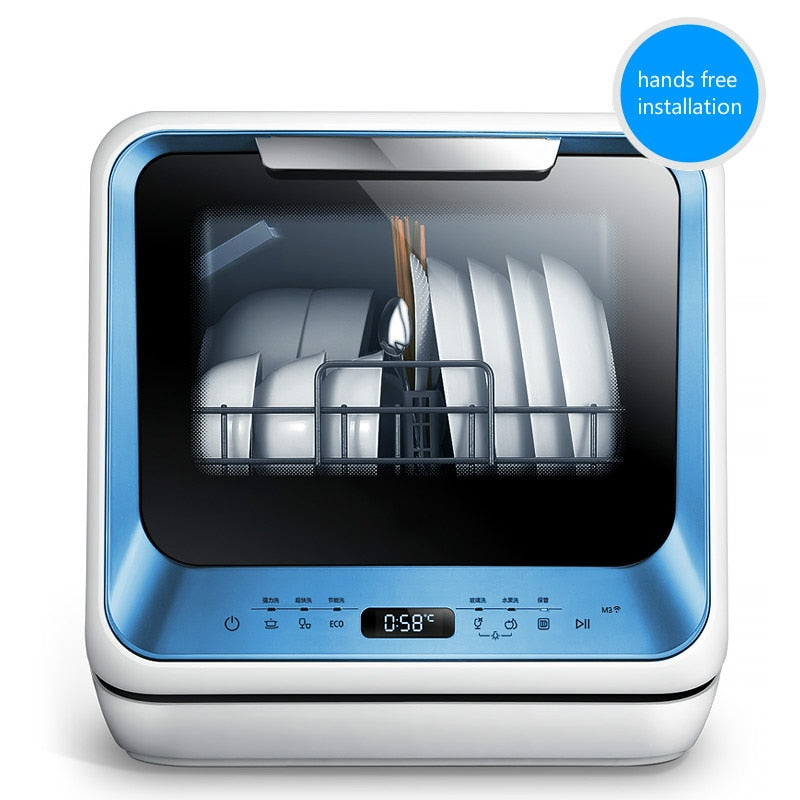 Mini Countertop Electric Automatic Dishwasher